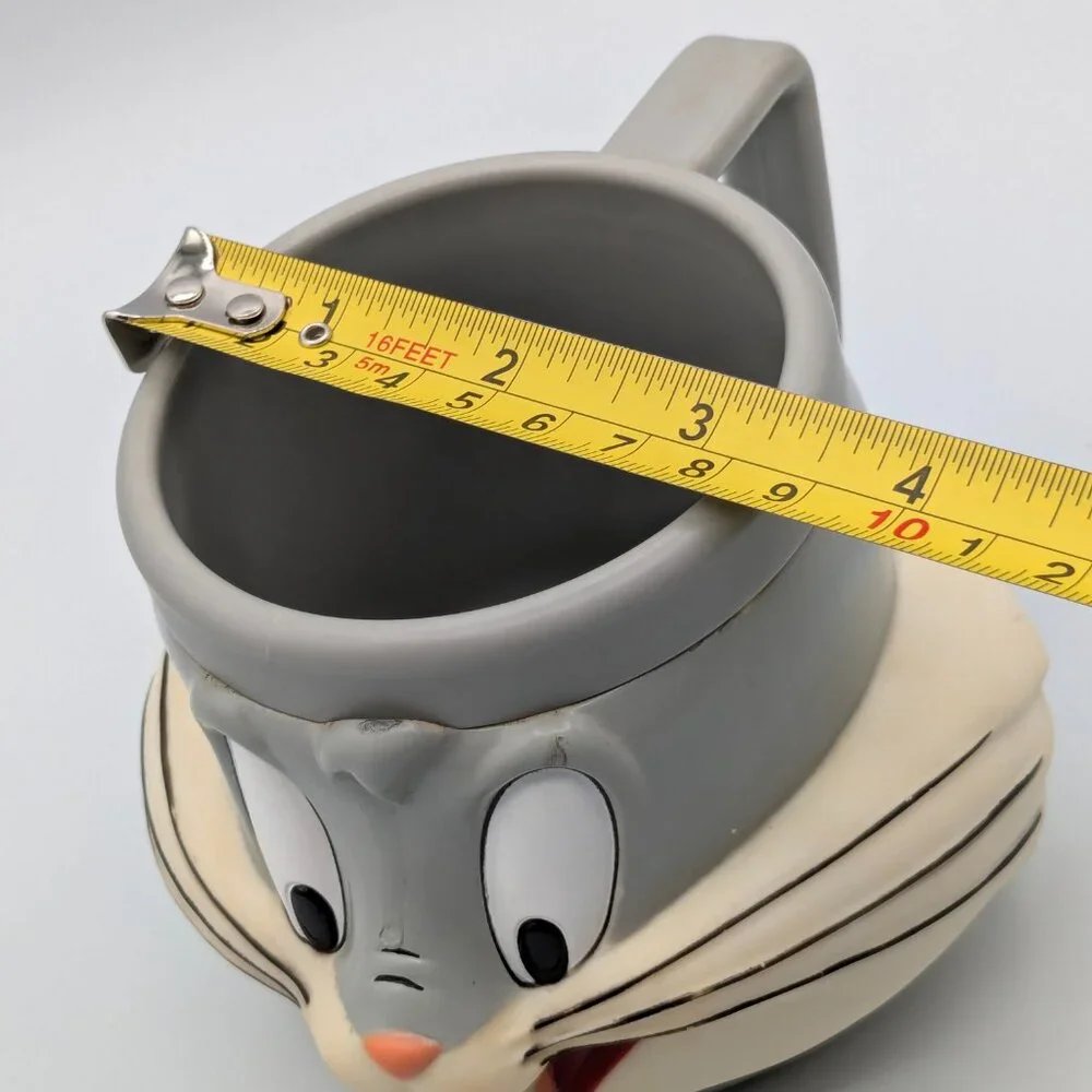 Warner Bros. Looney Tunes Bugs Bunny 3D Promotional Mug 1992 Vintage